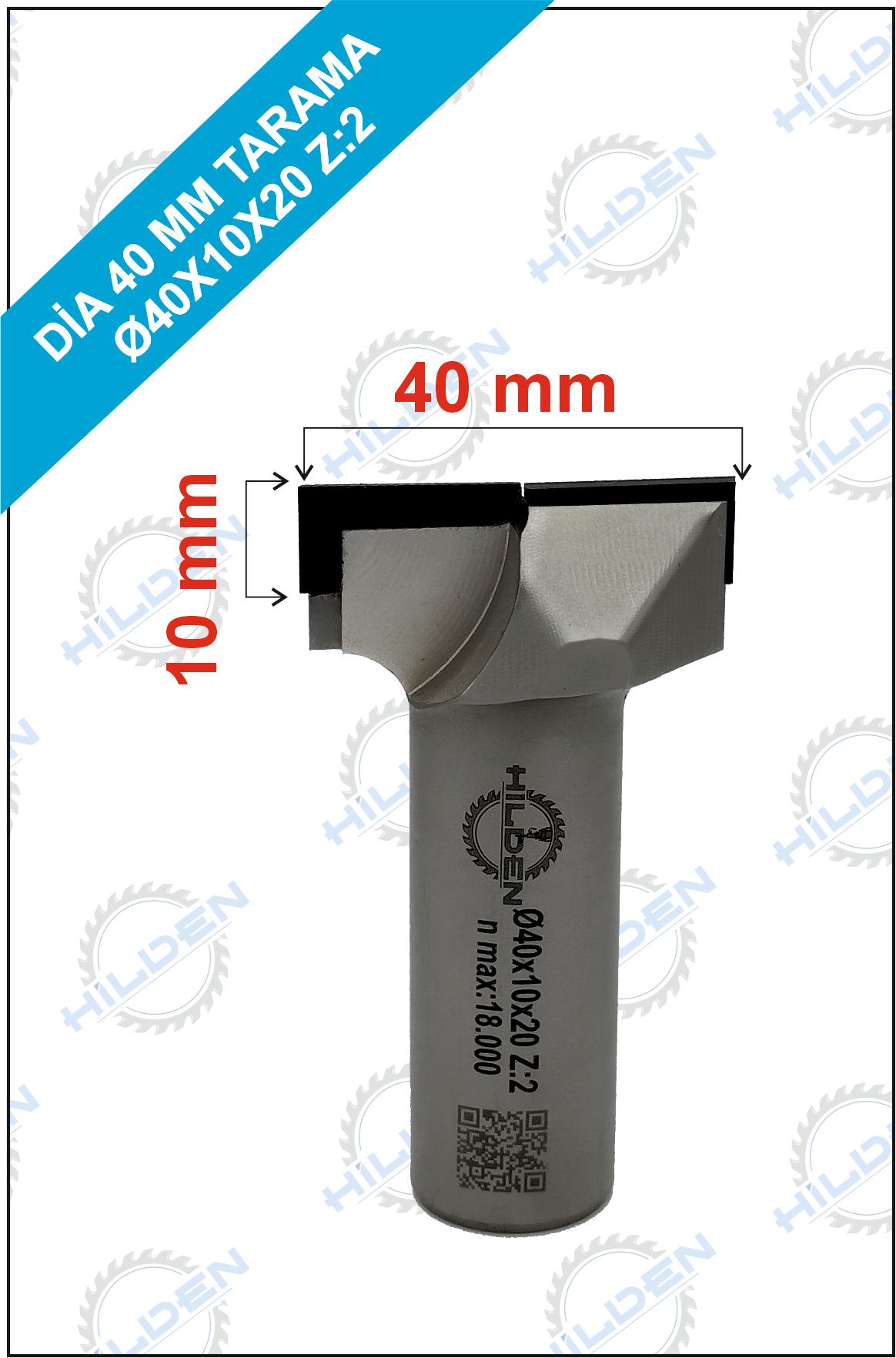 DİA 40 MM TARAMA FREZE BIÇAĞI