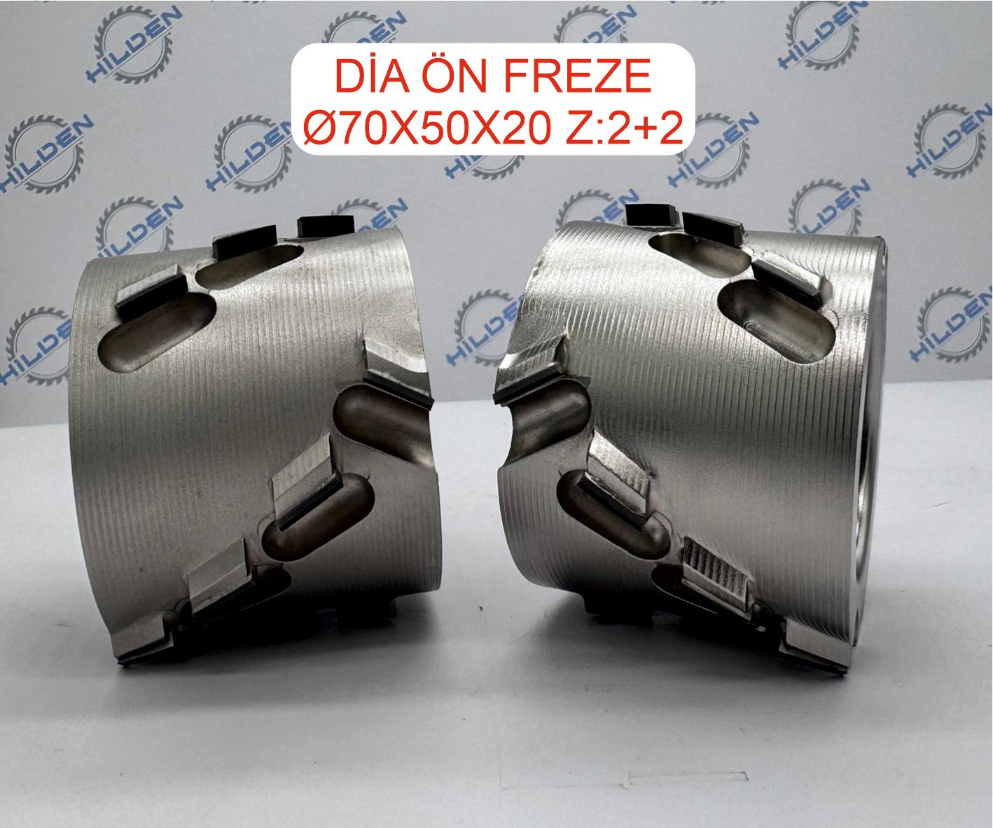 DİA ÖN FREZE TOPU 70X50X20 Z=2+2 RH + LH