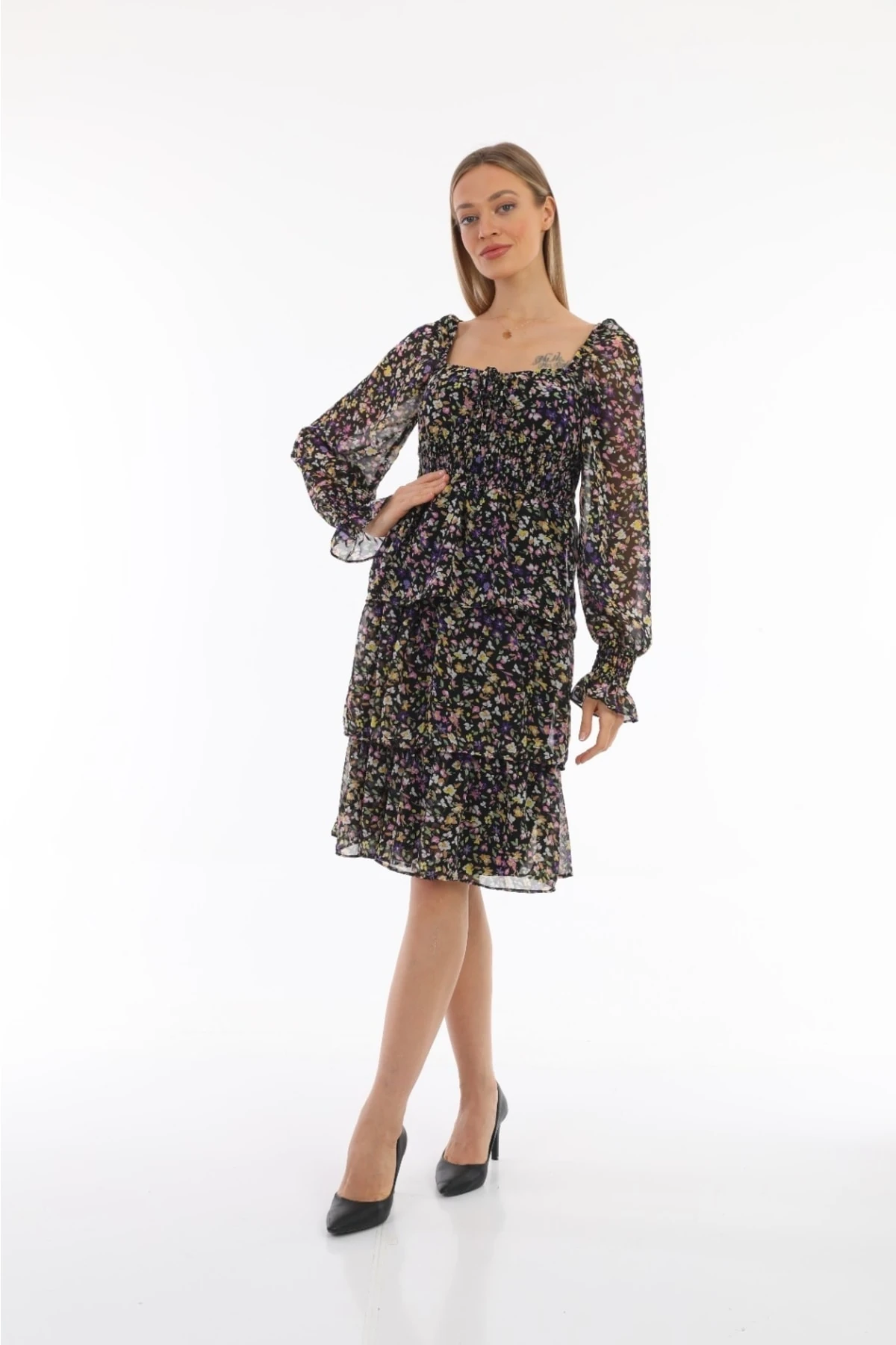 Kat Kat Gipeli Şifon