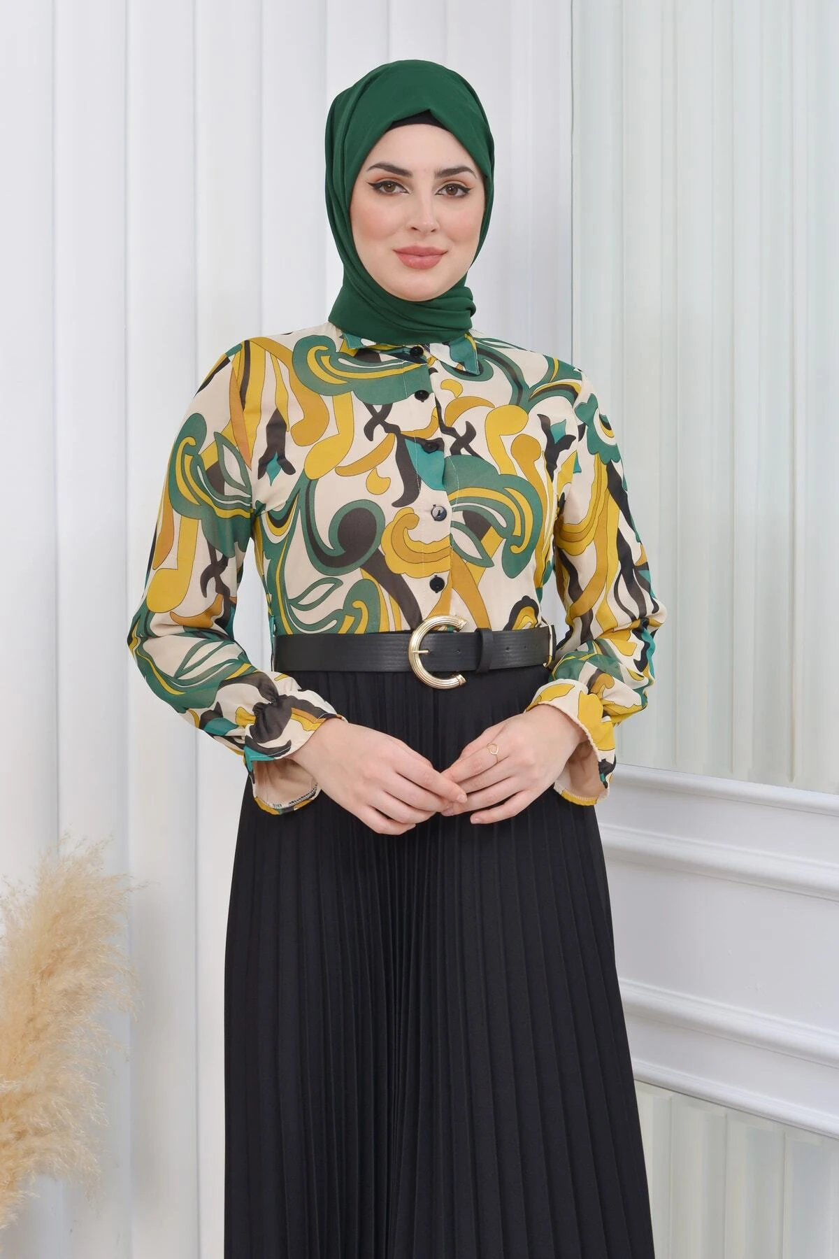 Tamamı Astarlı Gömlek Elbise