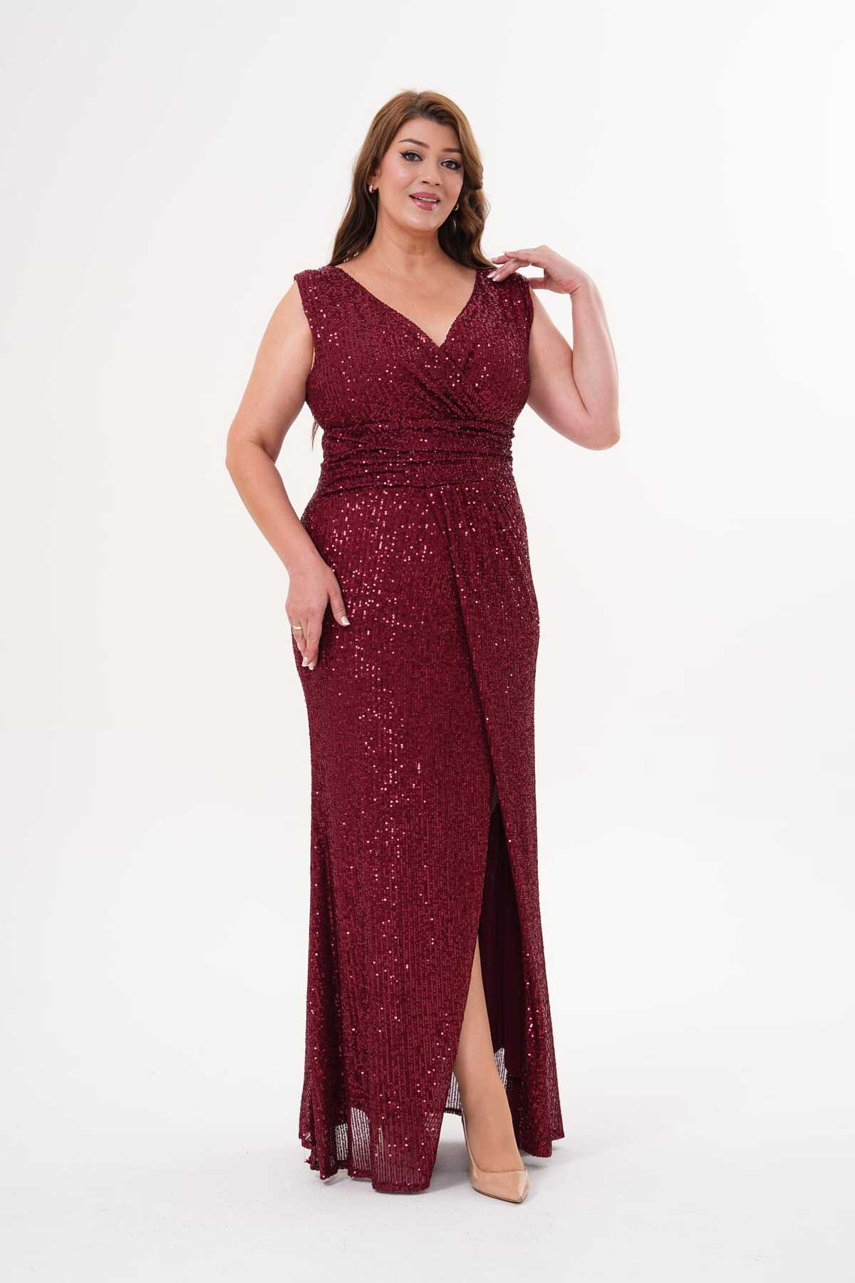 Kolsuz Etek Kuruvaze Pulpayet Abiye