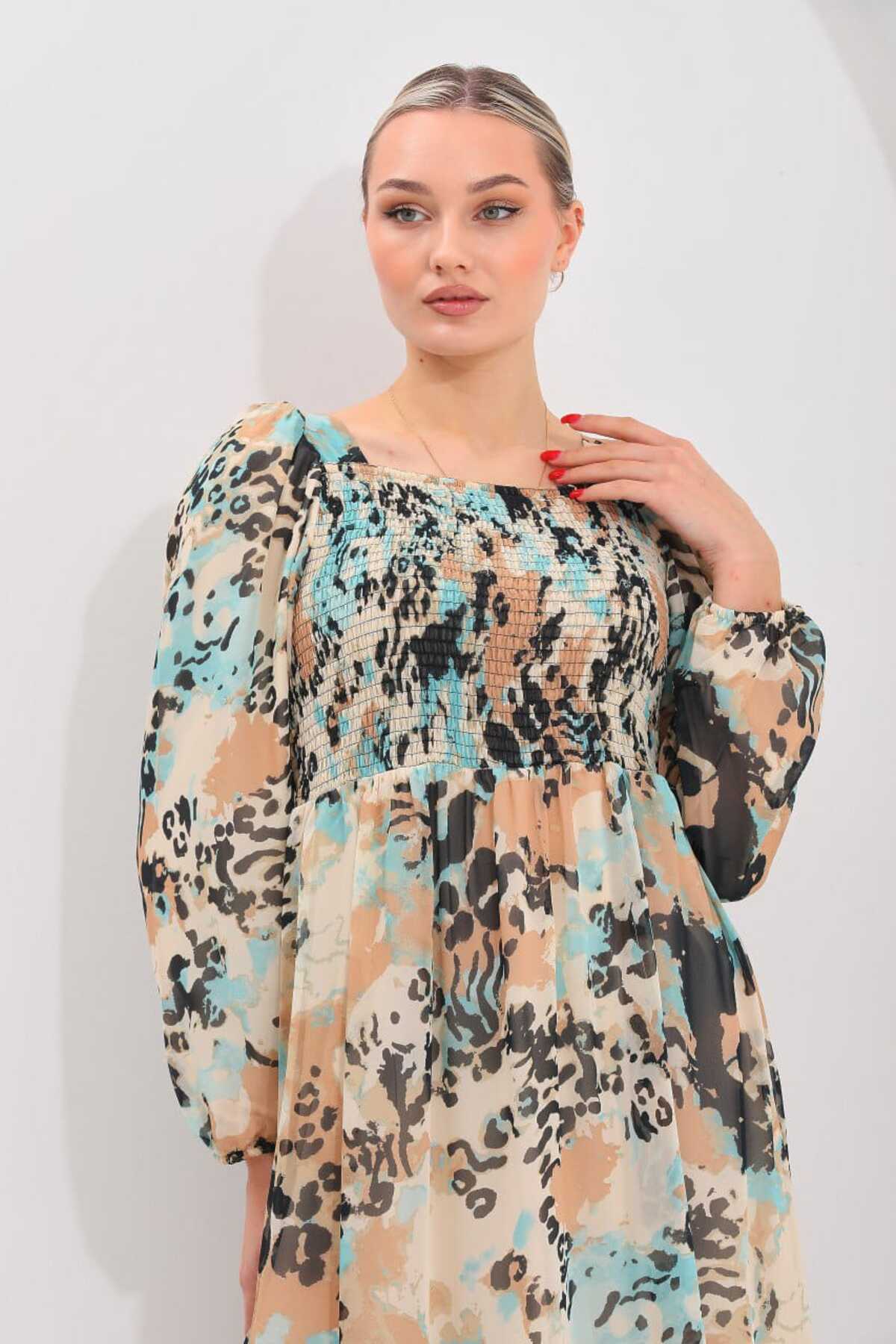 Çiçekli Gipeli Şifon