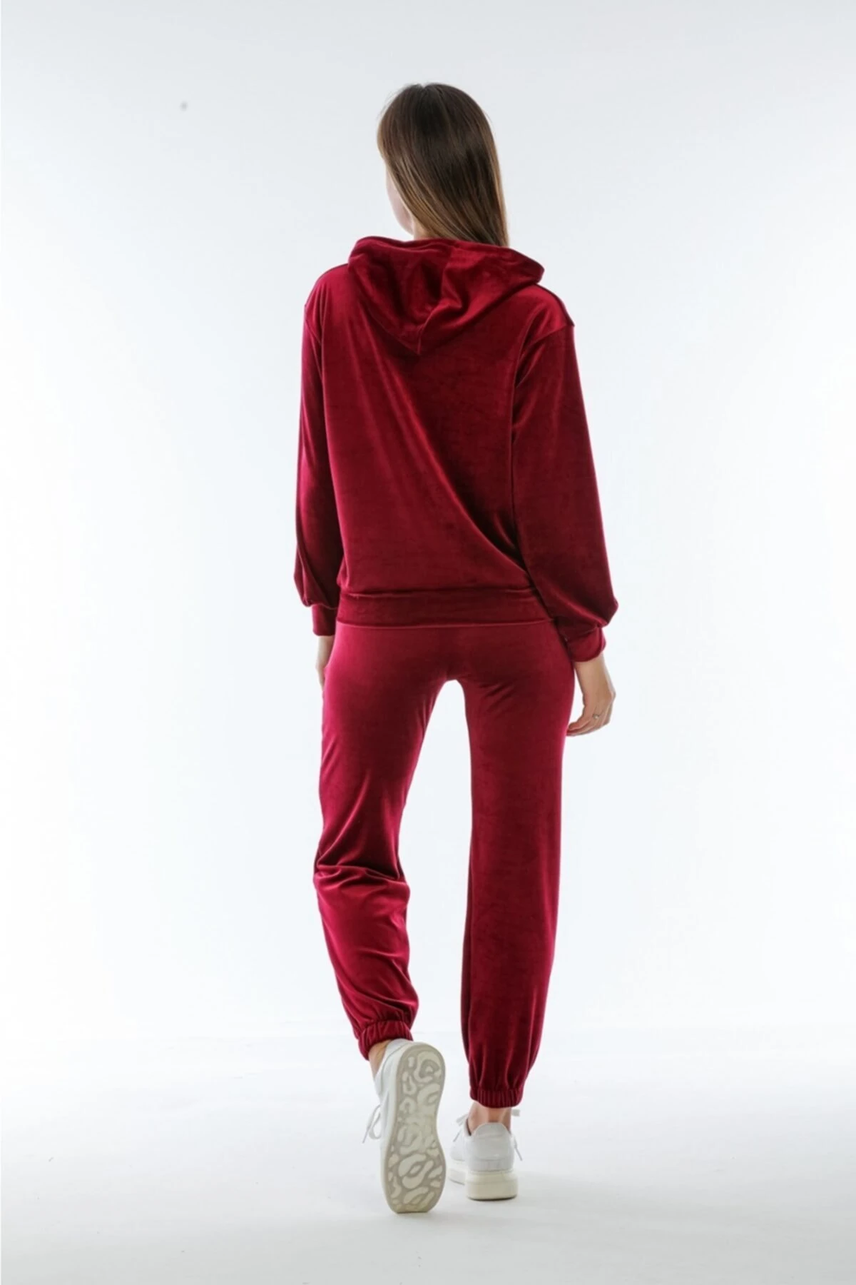 Kapüşonlu Kadife Ikili Takım