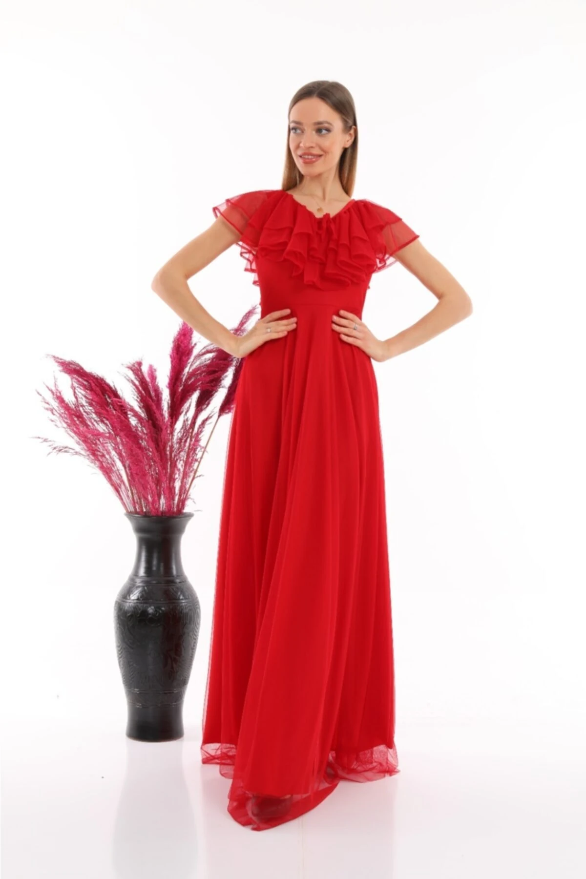 Abiye Tül Elbise Iç Astarlı