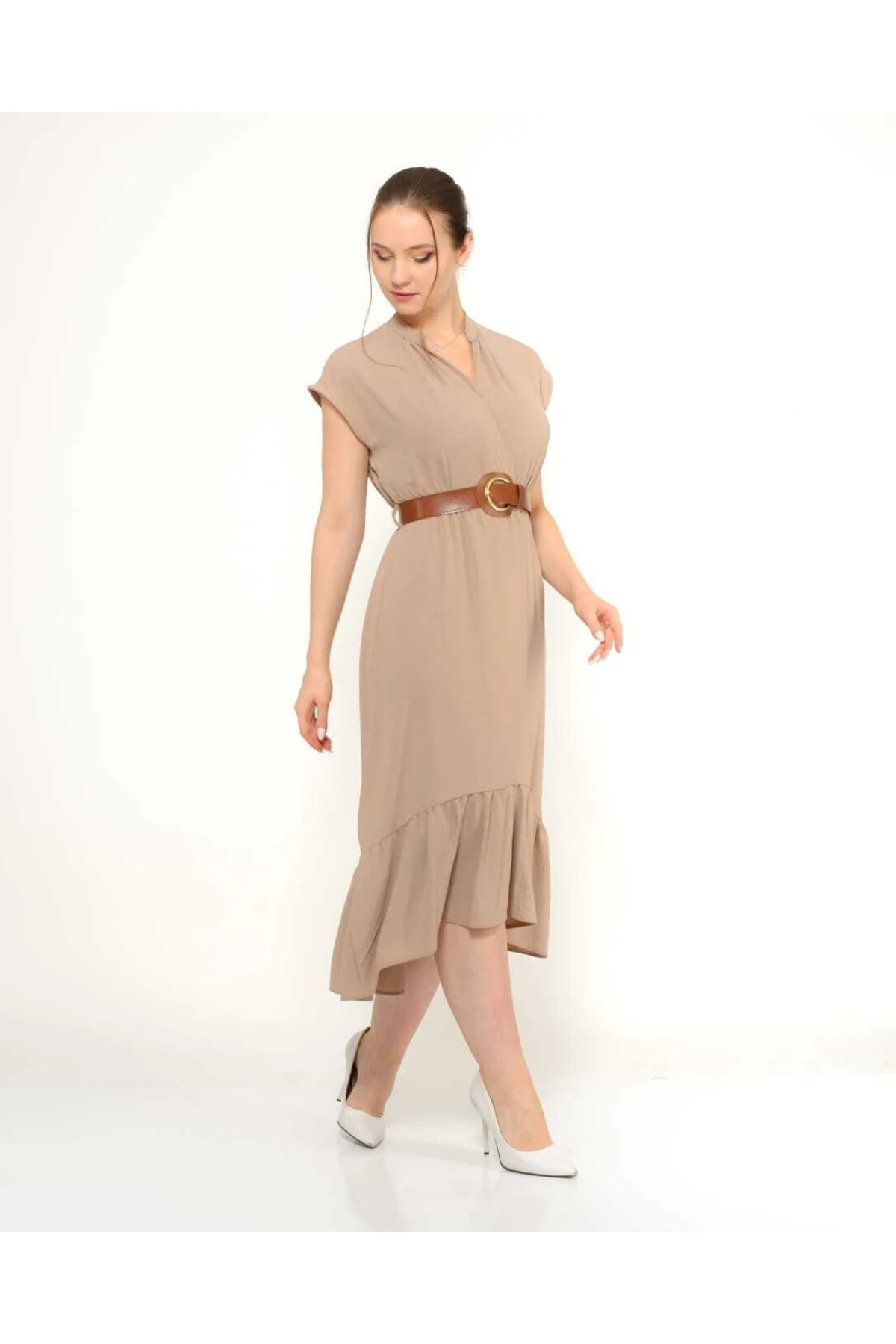 Ayrobin Kısakol Elbise