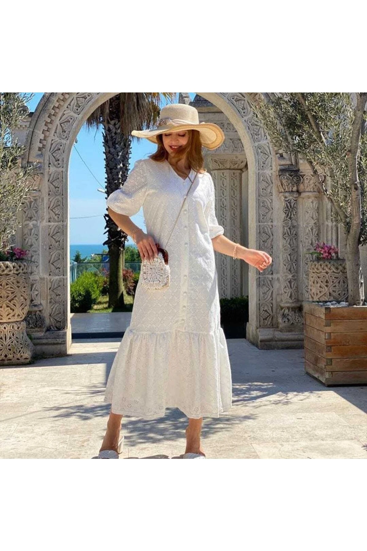 Fisto Kumaş ( Pamuklu) Elbise