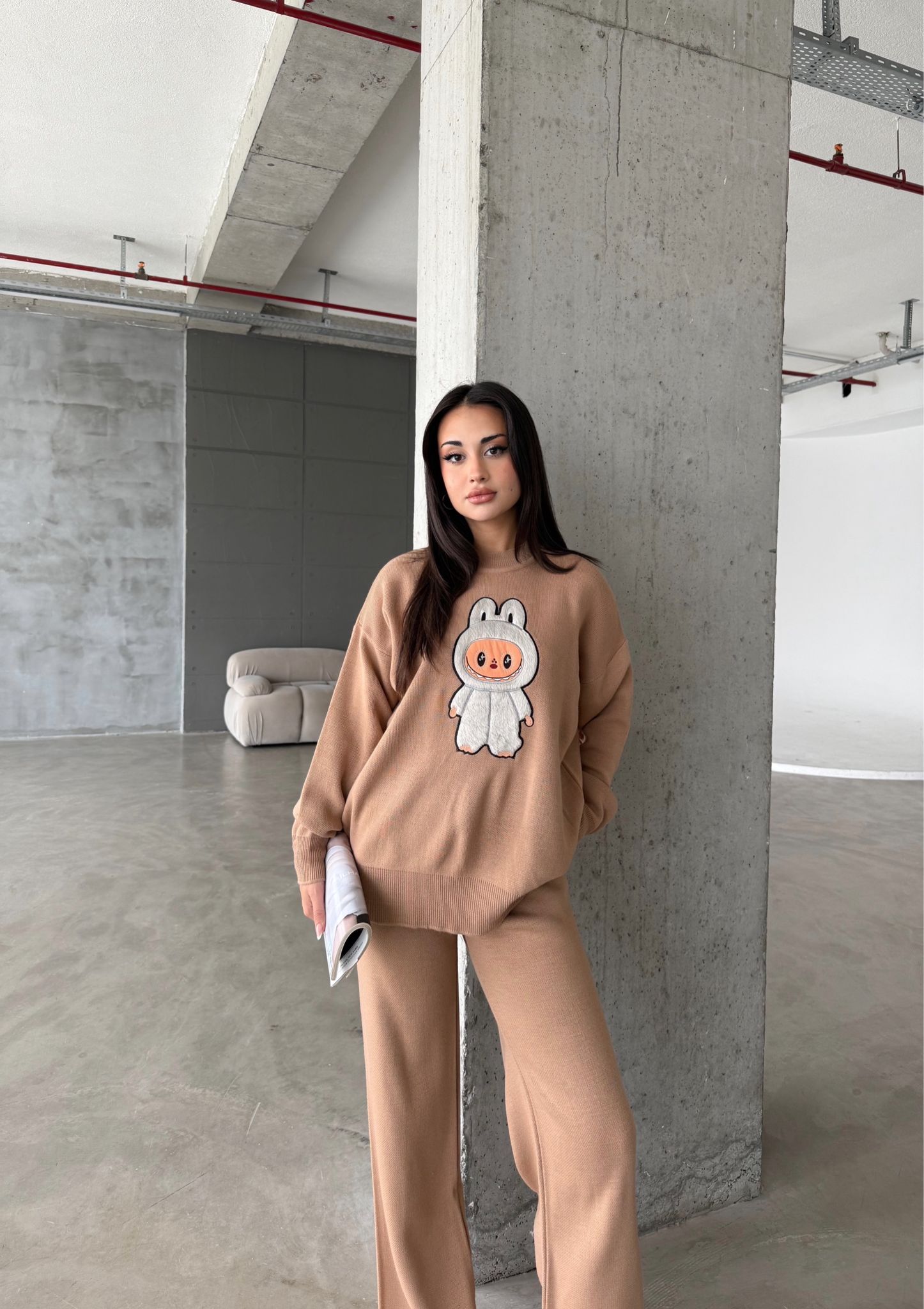  Triko Takım - kahverengi