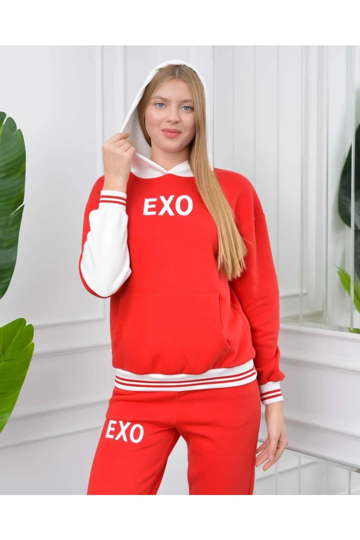 Kanguru Cepli Kapşonlu Takım