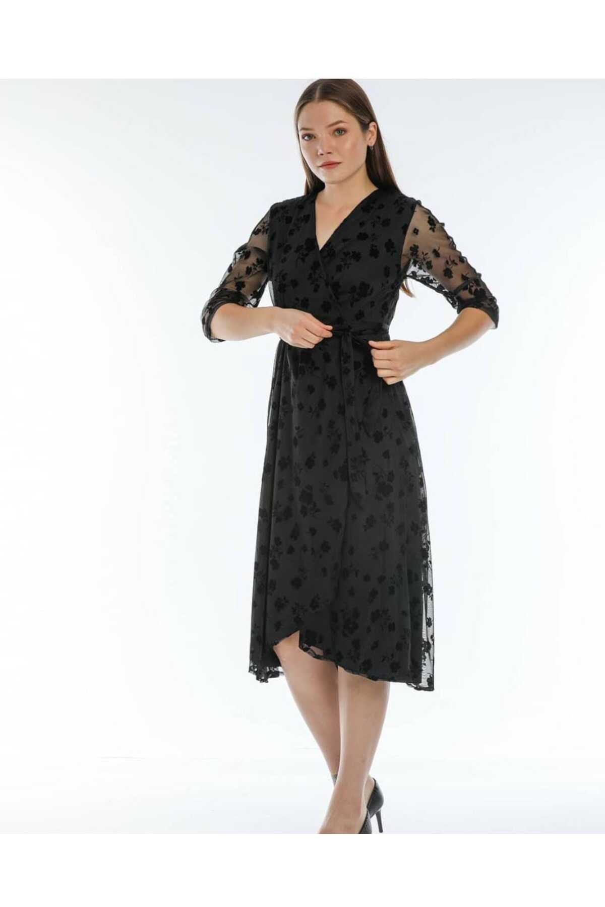 Dantelli Anvelop Elbise