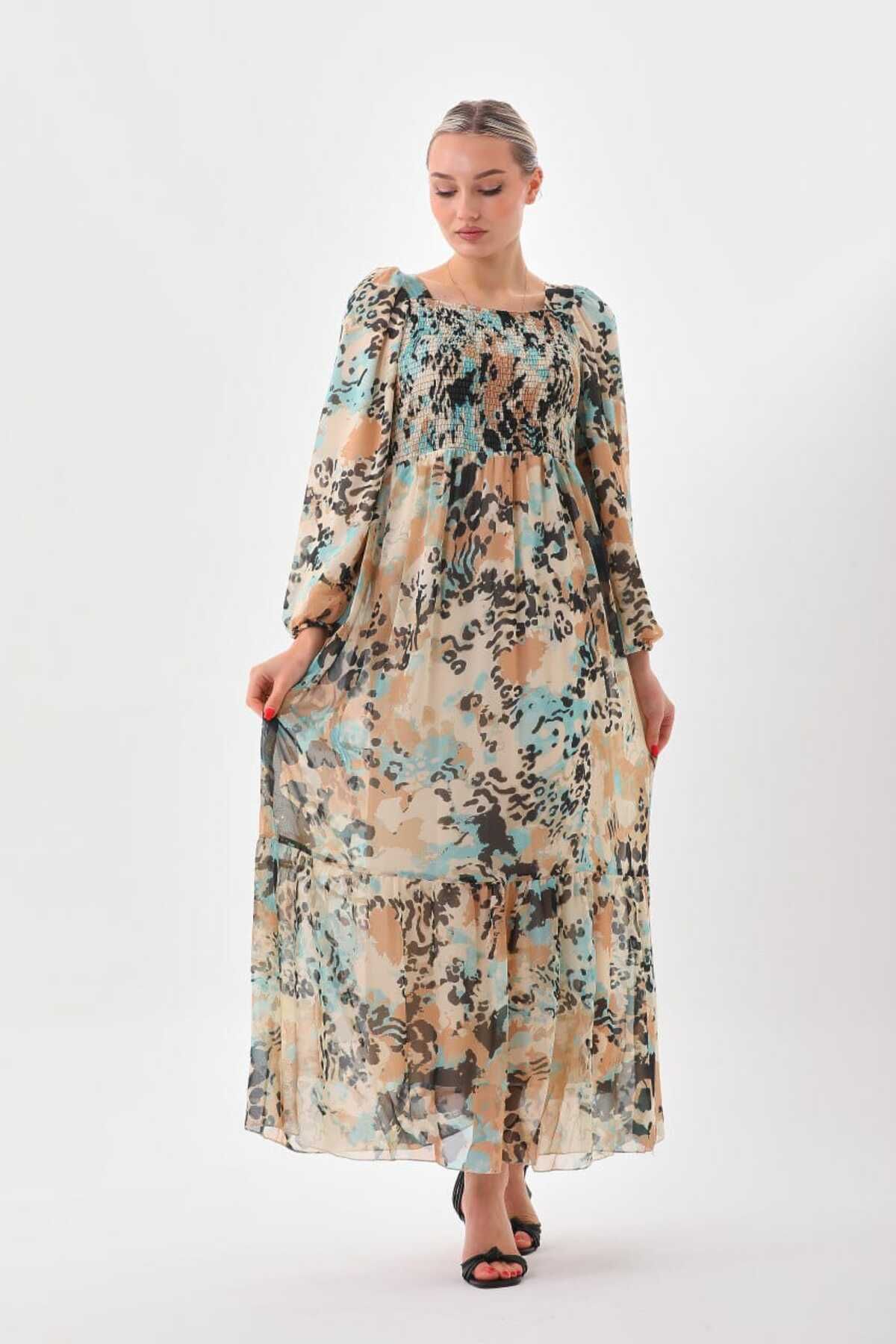 Çiçekli Gipeli Şifon