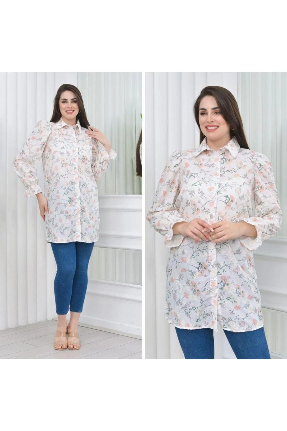 Nakışlı Fisto Gömlek - a4 desen