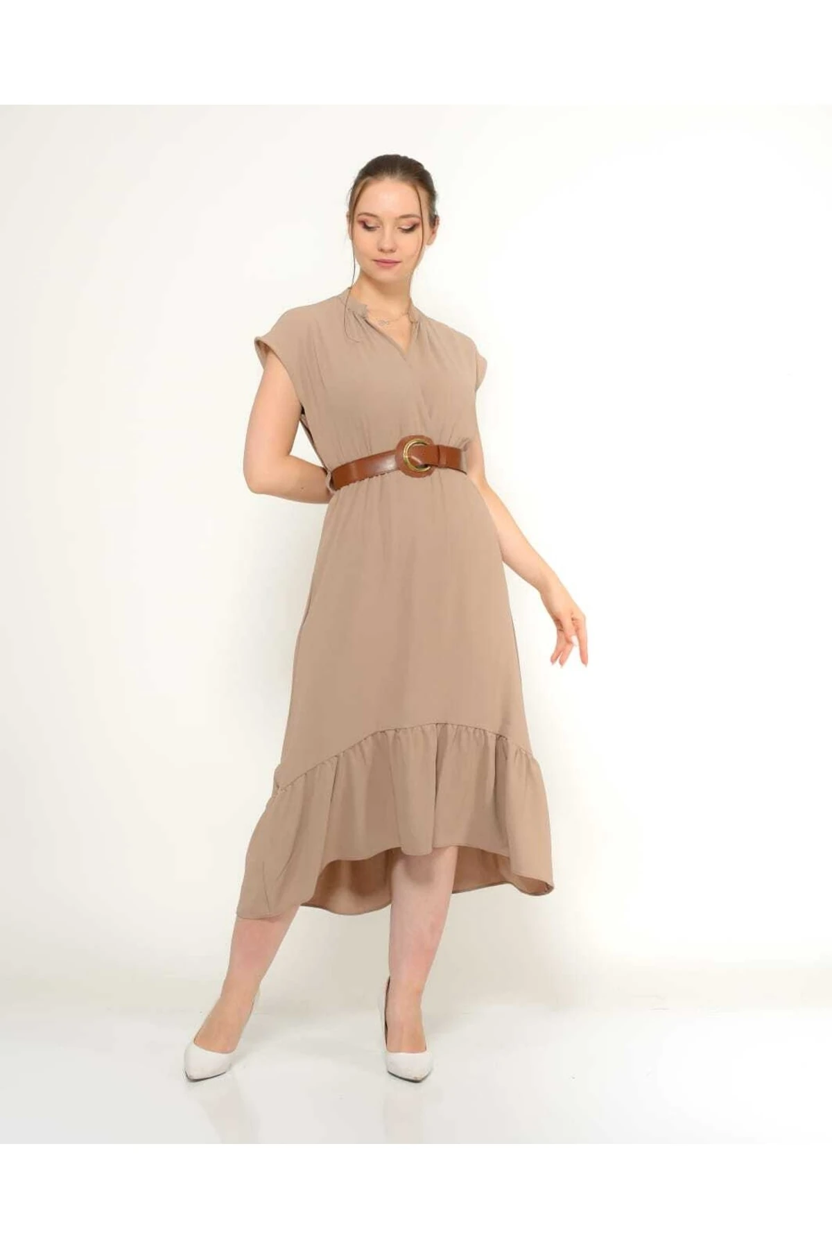 Ayrobin Kısakol Elbise