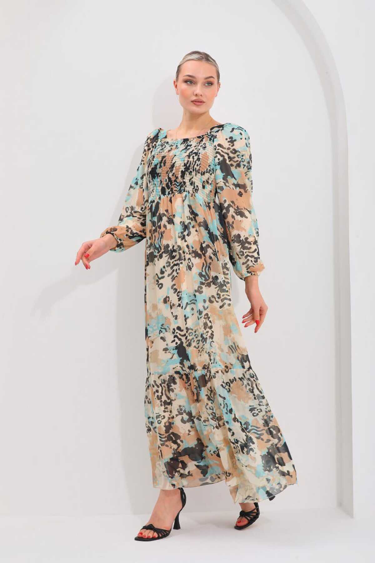 Çiçekli Gipeli Şifon