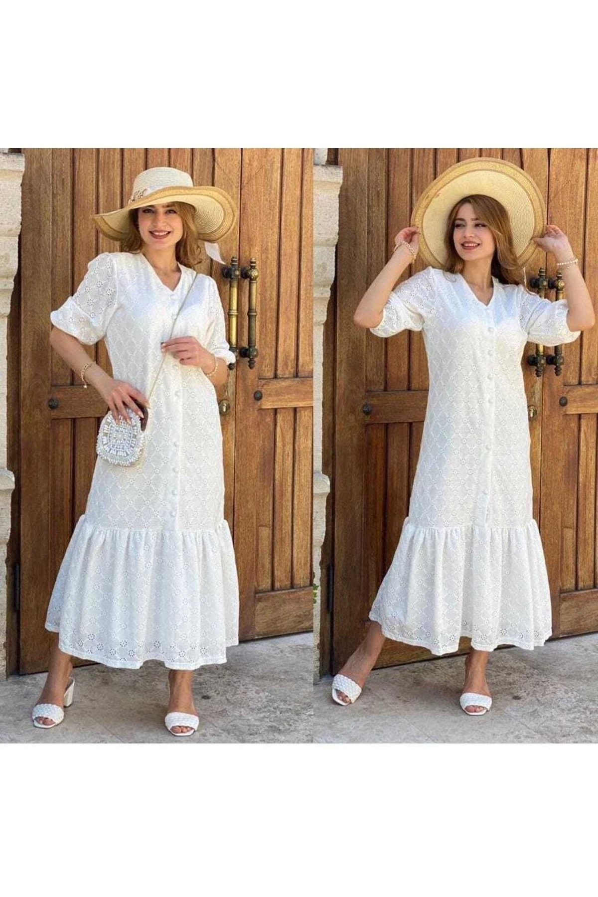 Fisto Kumaş ( Pamuklu) Elbise