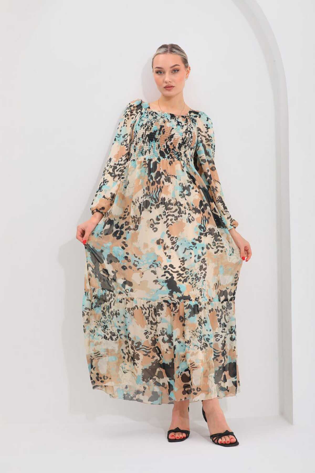 Çiçekli Gipeli Şifon