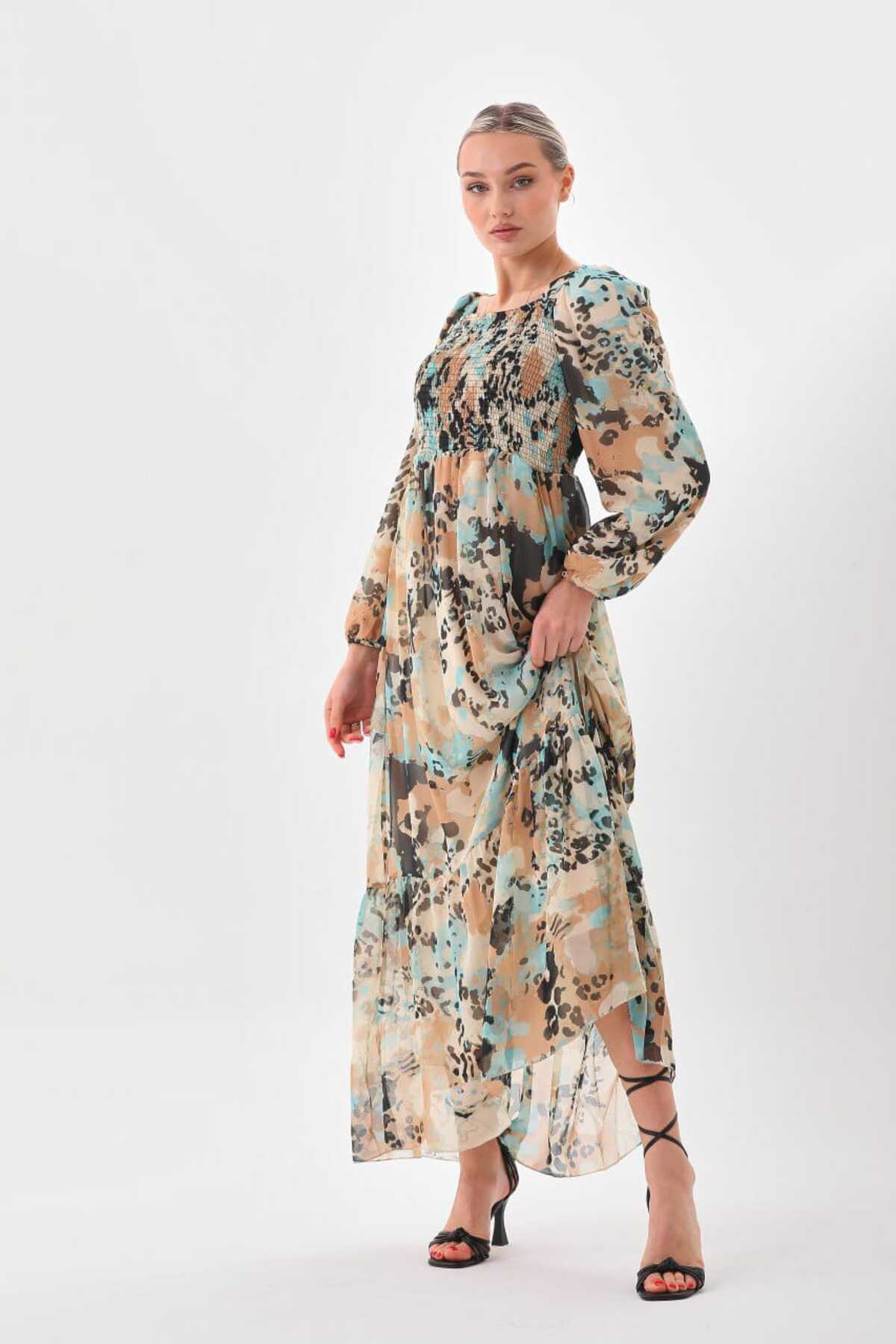 Çiçekli Gipeli Şifon