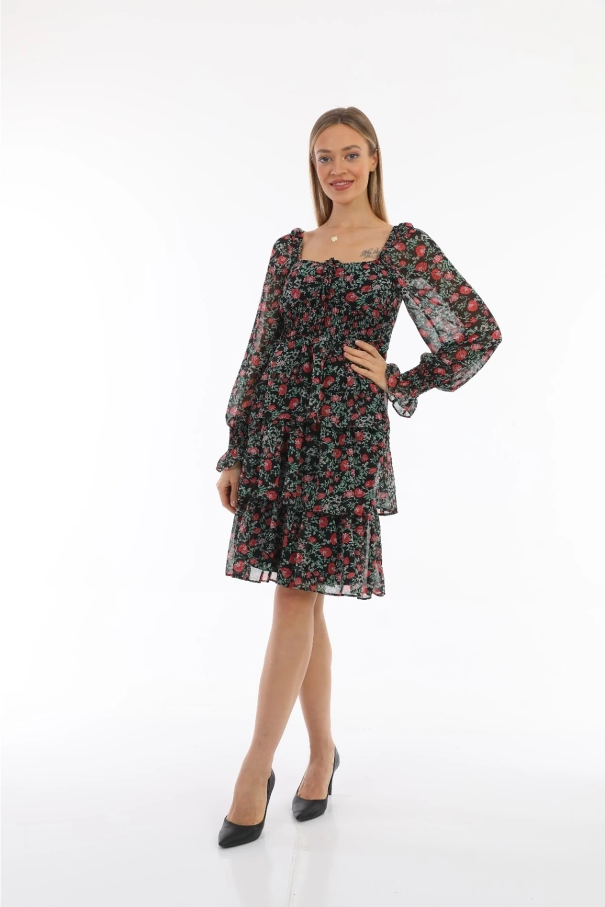 Kat Kat Gipeli Şifon