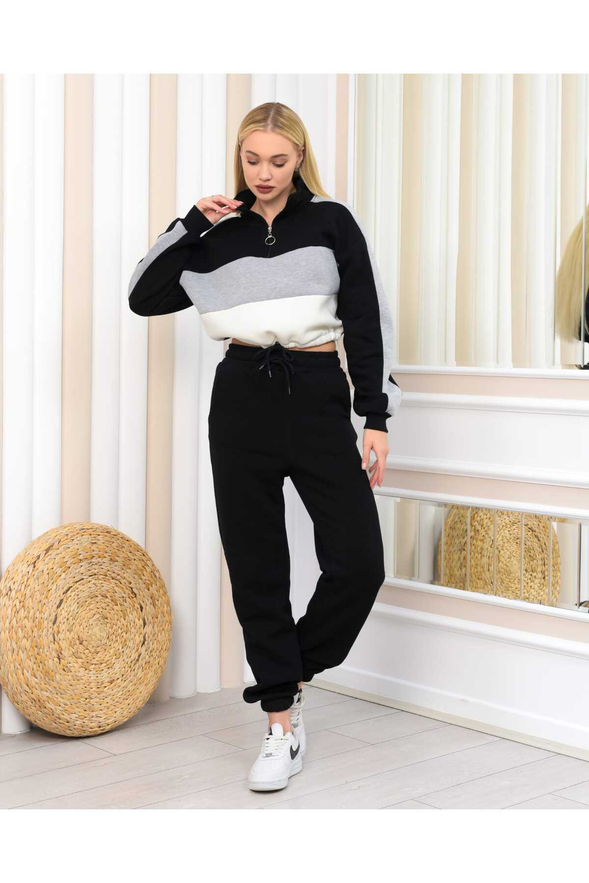 Parçalı 3 İplik Şardonlu Takım