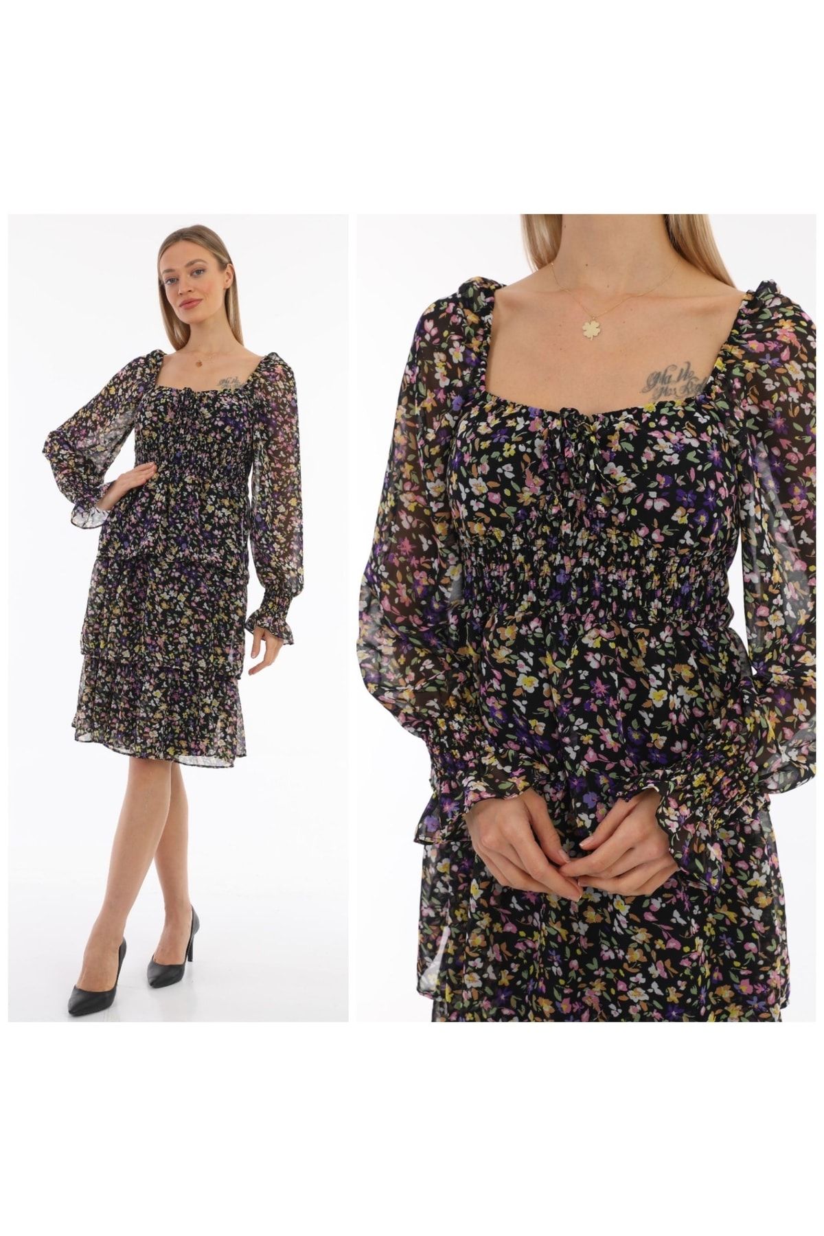 Kat Kat Gipeli Şifon