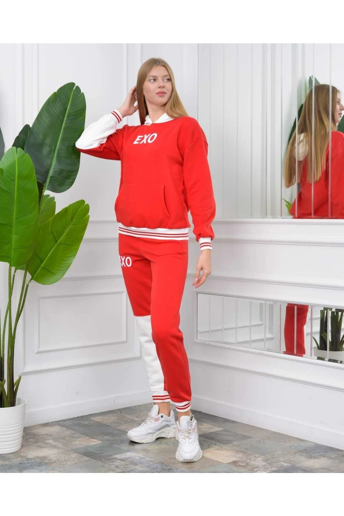 Kanguru Cepli Kapşonlu Takım