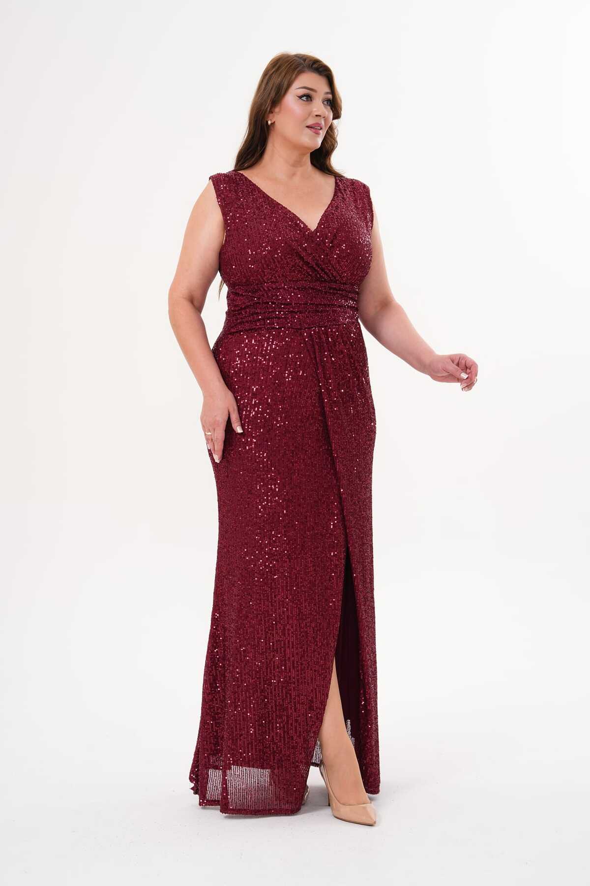 Kolsuz Etek Kuruvaze Pulpayet Abiye