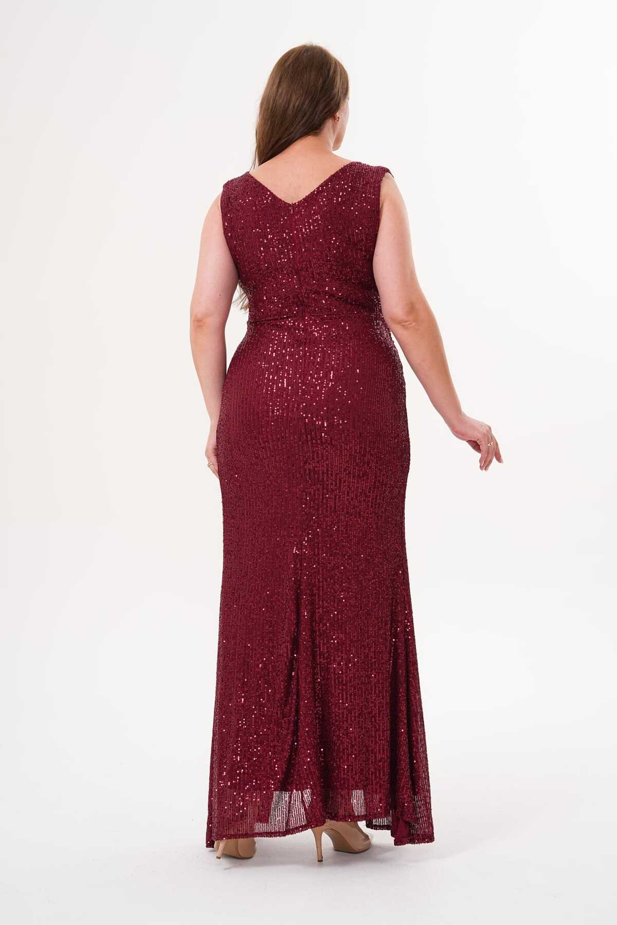 Kolsuz Etek Kuruvaze Pulpayet Abiye