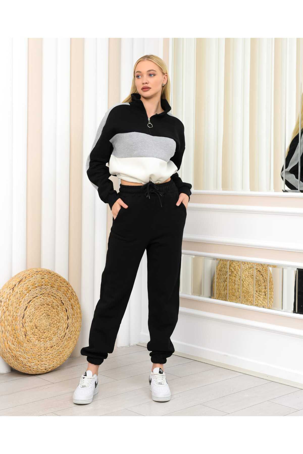 Parçalı 3 İplik Şardonlu Takım