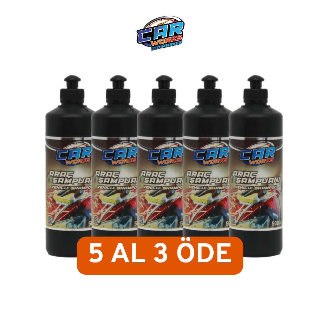 5 ADET ARAÇ ŞAMPUANI
