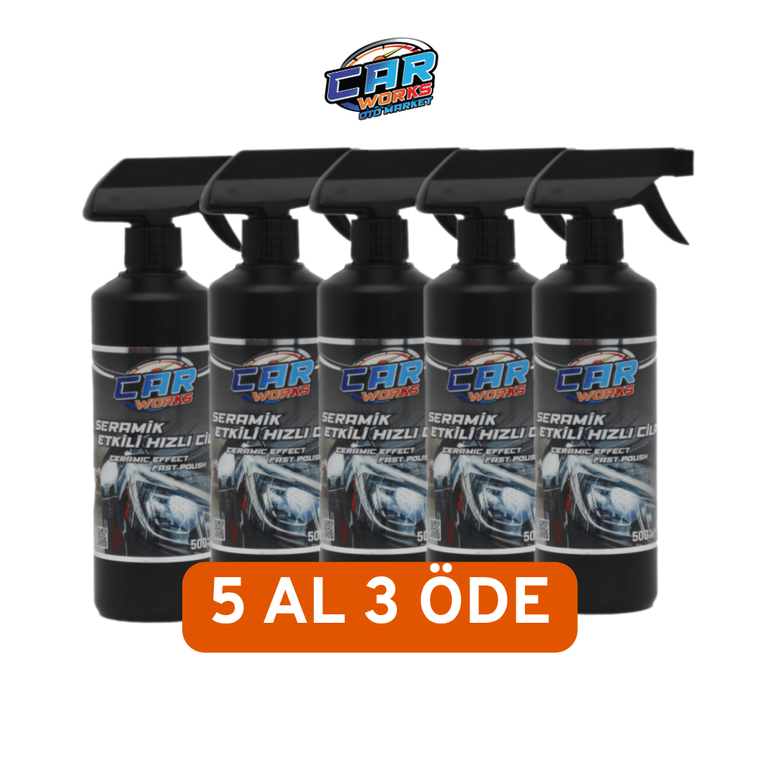 5 ADET SERAMİK ETKİLİ HIZLI CİLA