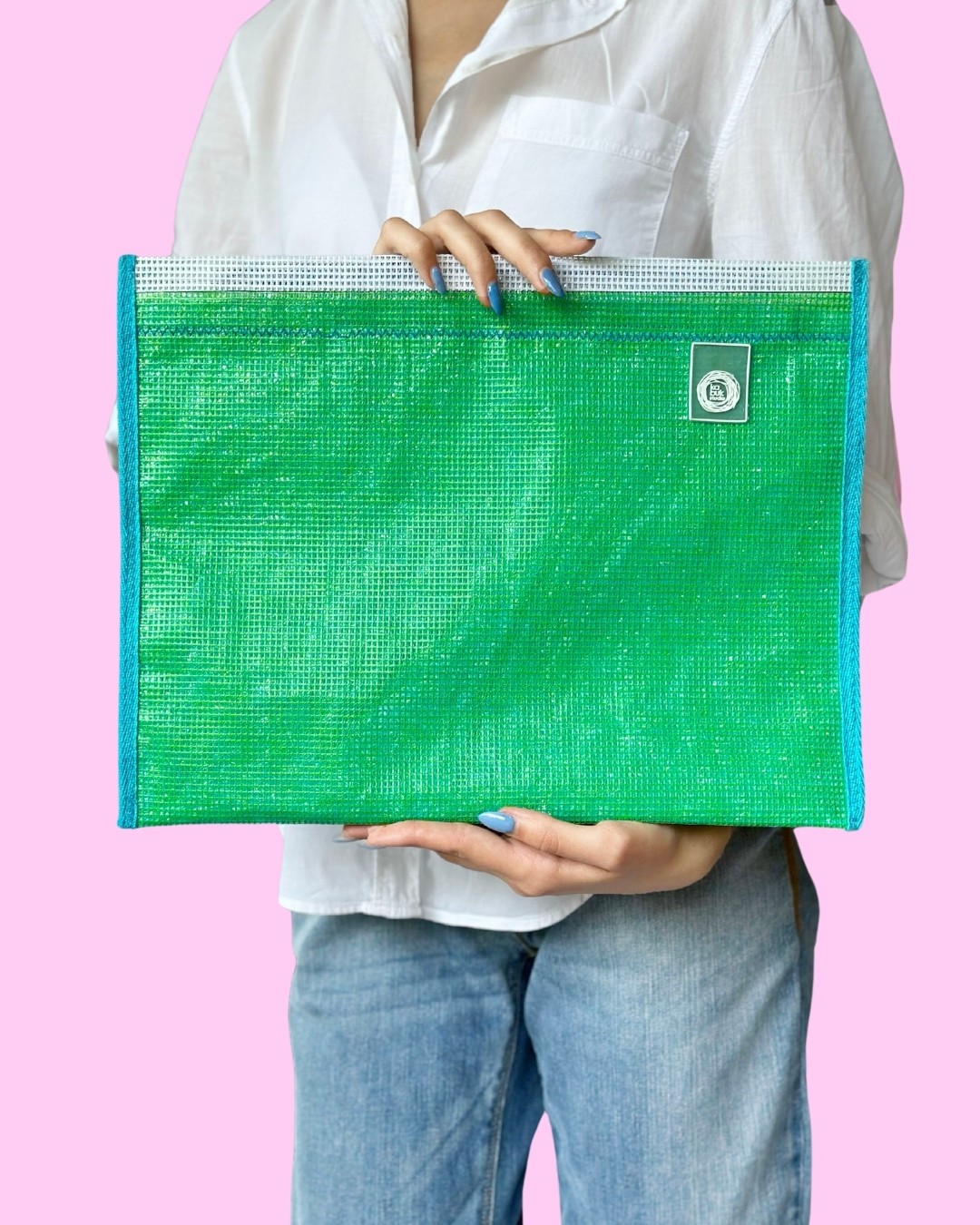 LAPTOP KILIFI YEŞİL MAVİ