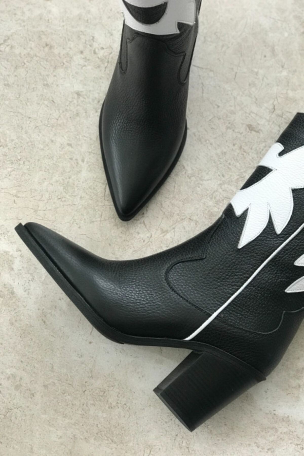 Kadın Bej Süet Hakiki Deri Western Çizme