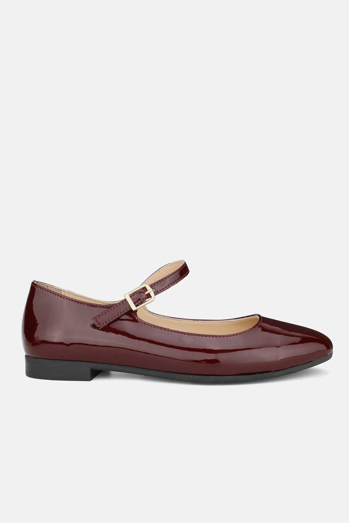 KADIN BORDO RUGAN HAKİKİ DERİ 34-35-41-42 NUMARA BANTLI BABET