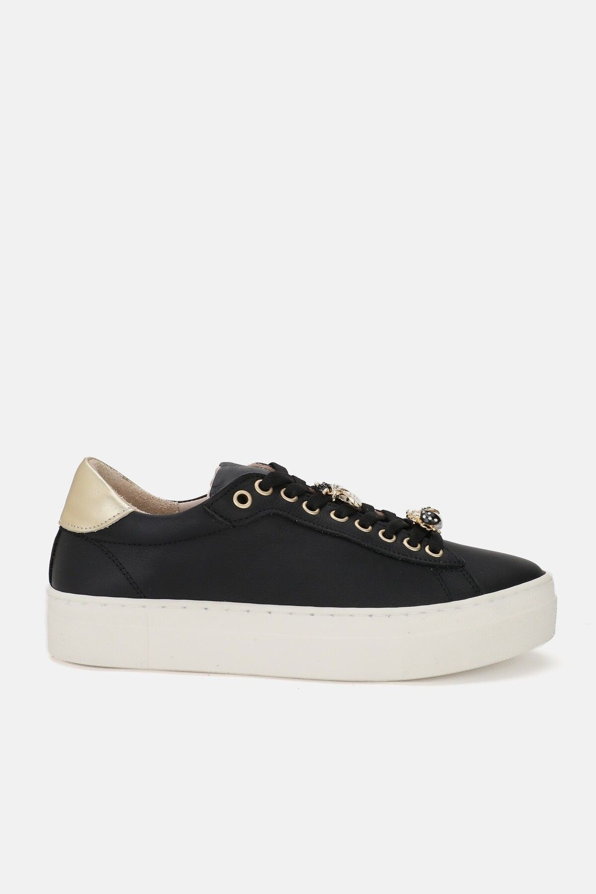 KADIN BEJ HAKİKİ DOĞAL DERİ BAĞCIKLI SNEAKER CASUAL AYAKKABI