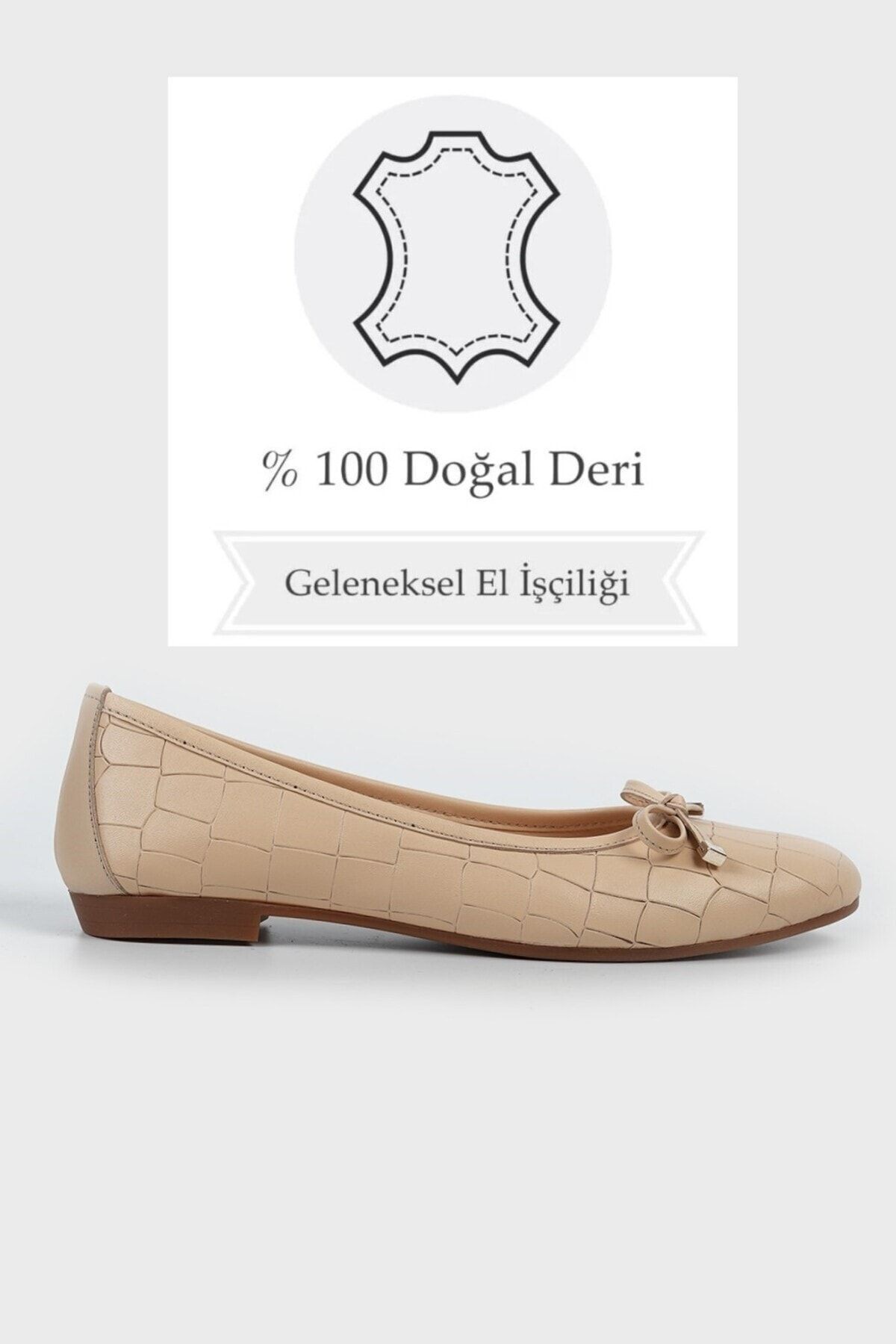 KADIN BEJ HAKİKİ DOĞAL DERİ 35-41 -42 NUMARA BABET