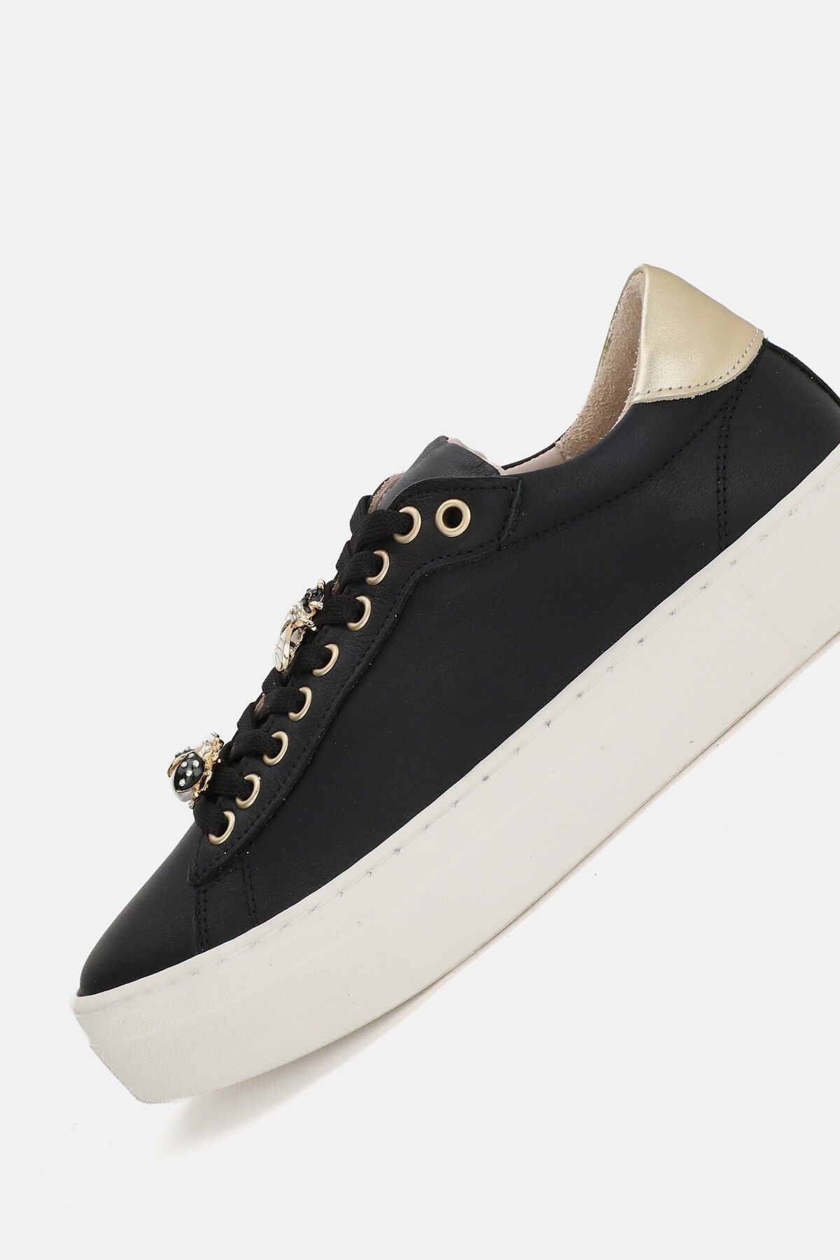 KADIN BEJ HAKİKİ DOĞAL DERİ BAĞCIKLI SNEAKER CASUAL AYAKKABI