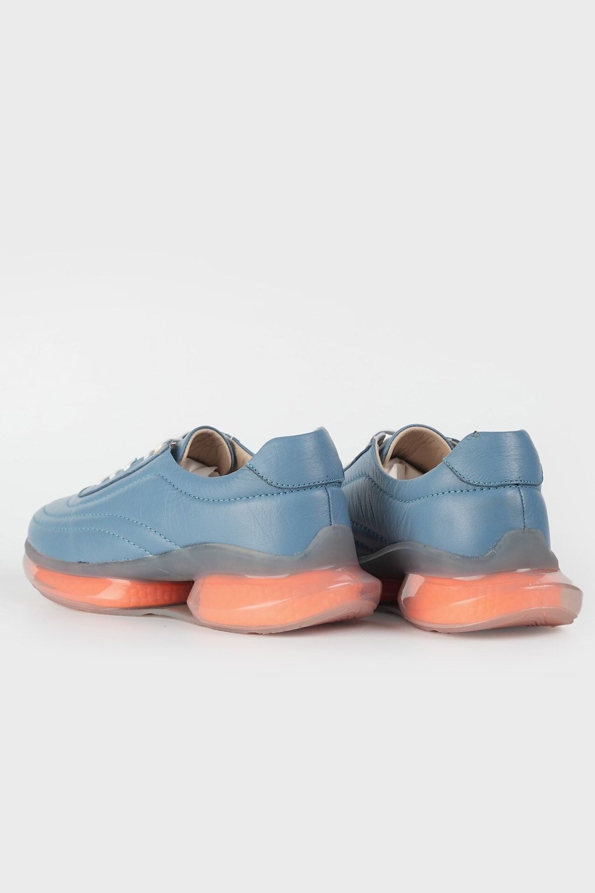 Kadın Beyaz Hakiki Doğal Deri Sneaker Ayakkabı