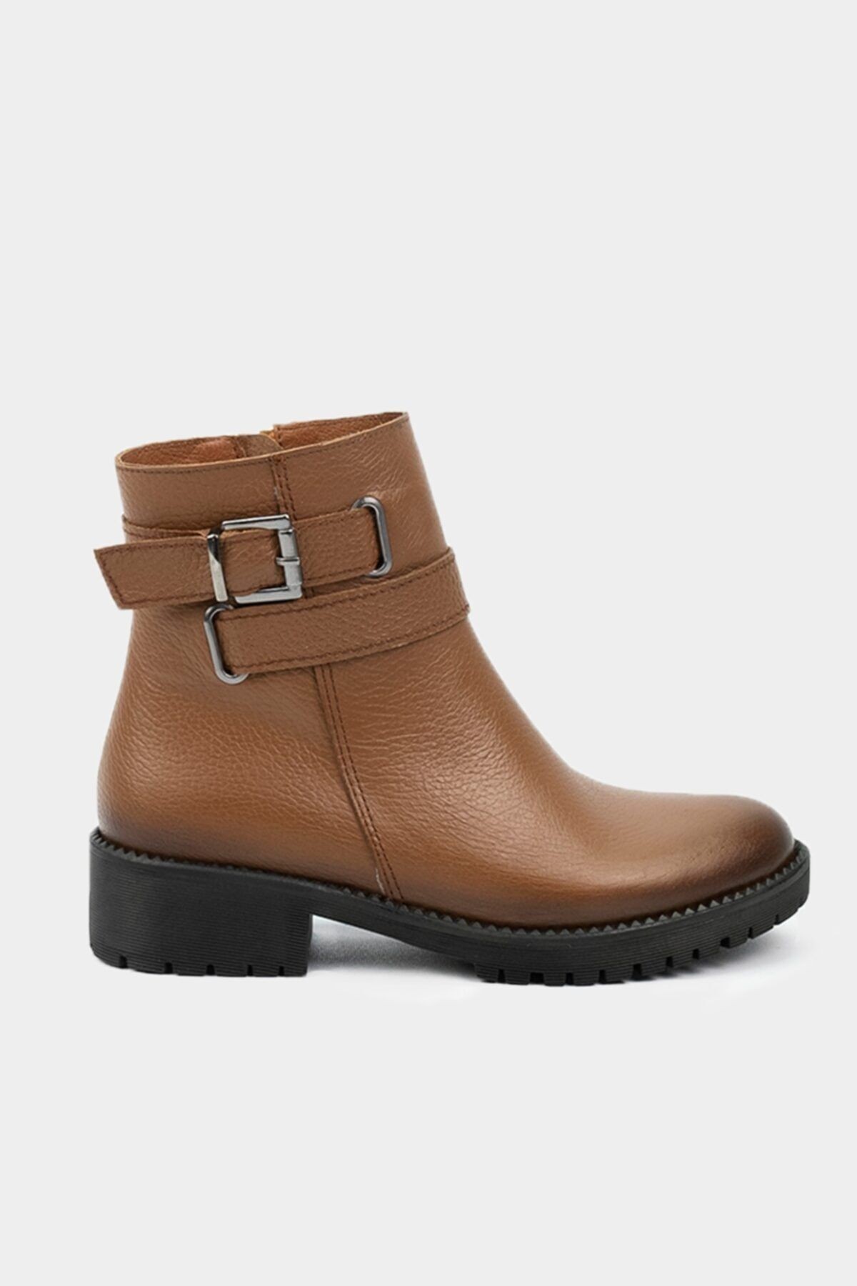 Kadın Taba Hakiki Deri Bot & Bootie
