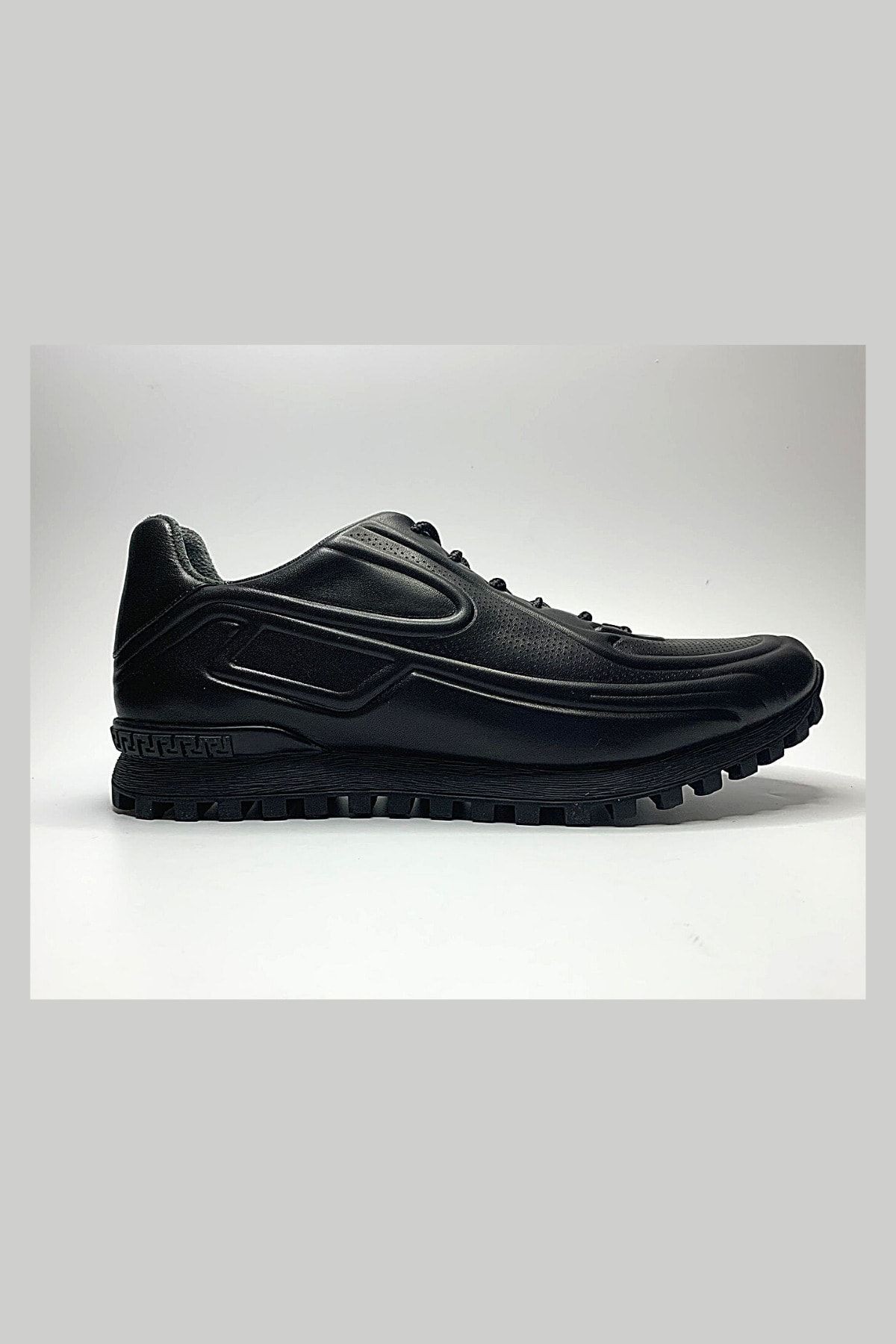 Siyah Kauçuk Taban Erkek Sneaker