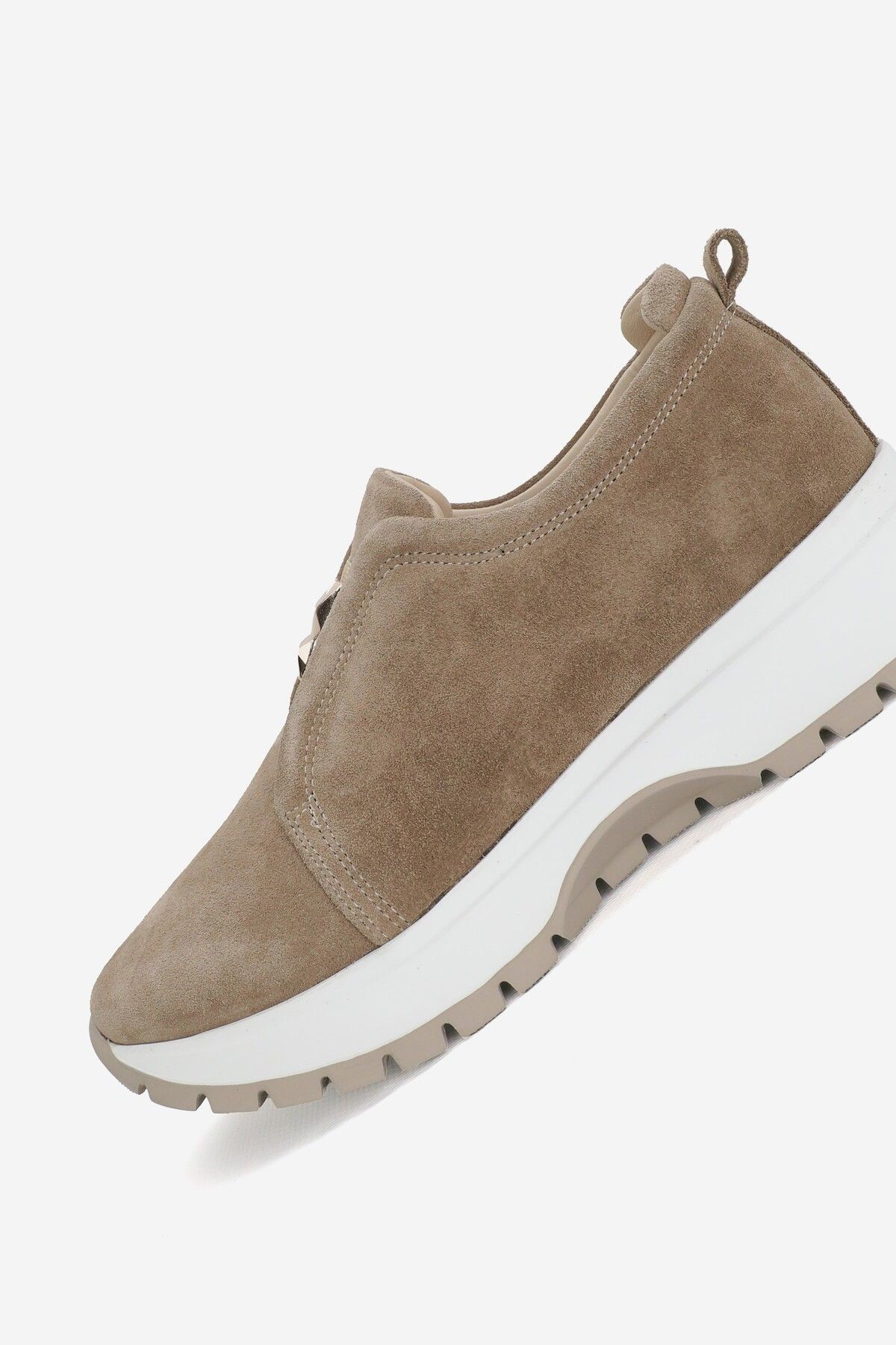 KADIN SİYAH SÜET HAKİKİ DOĞAL DERİ TOKALI SNEAKER CASUAL AYAKKABI