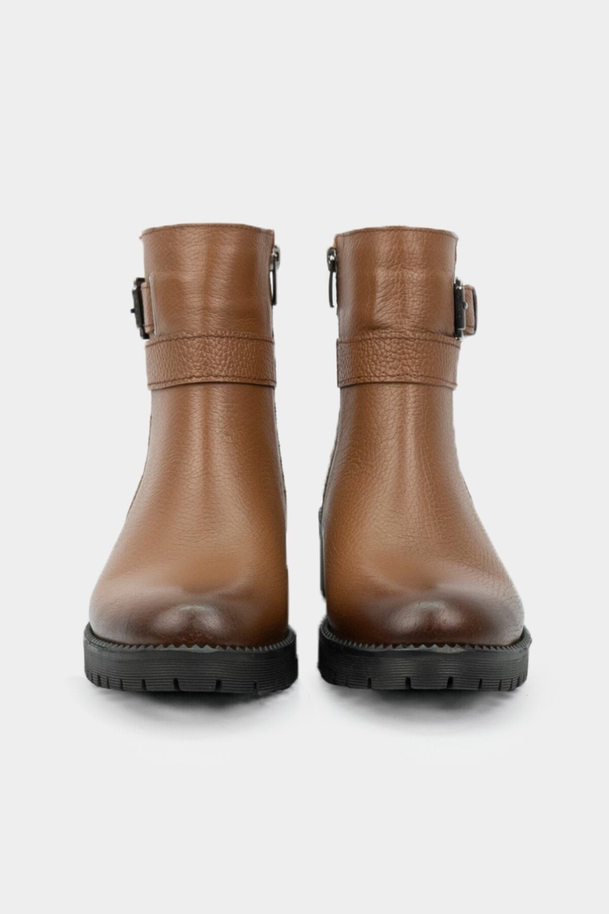 Kadın Taba Hakiki Deri Bot & Bootie