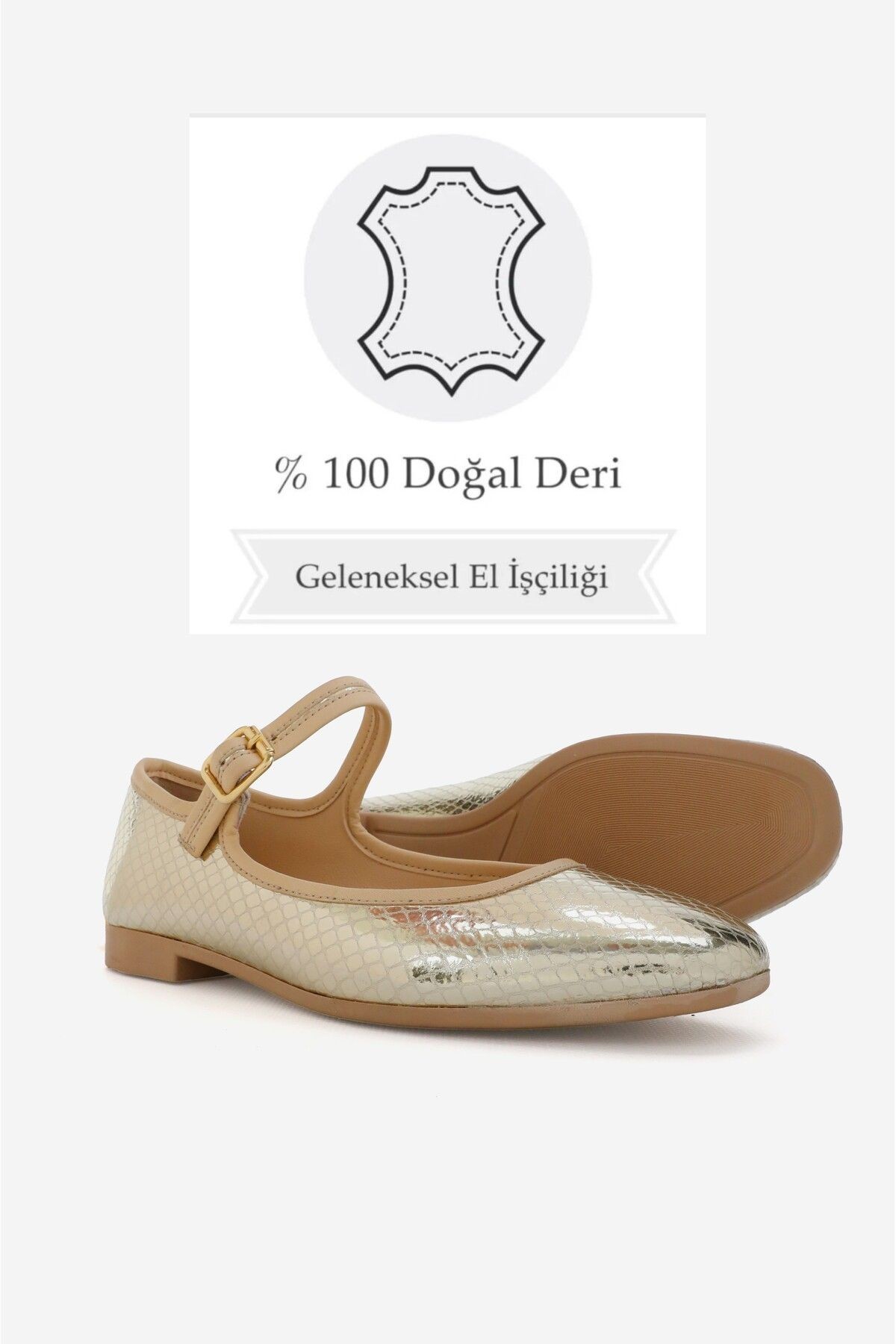 KADIN DORE HAKİKİ DERİ 34-35-41-42 NUMARA BİLEKTEN BANTLI BABET