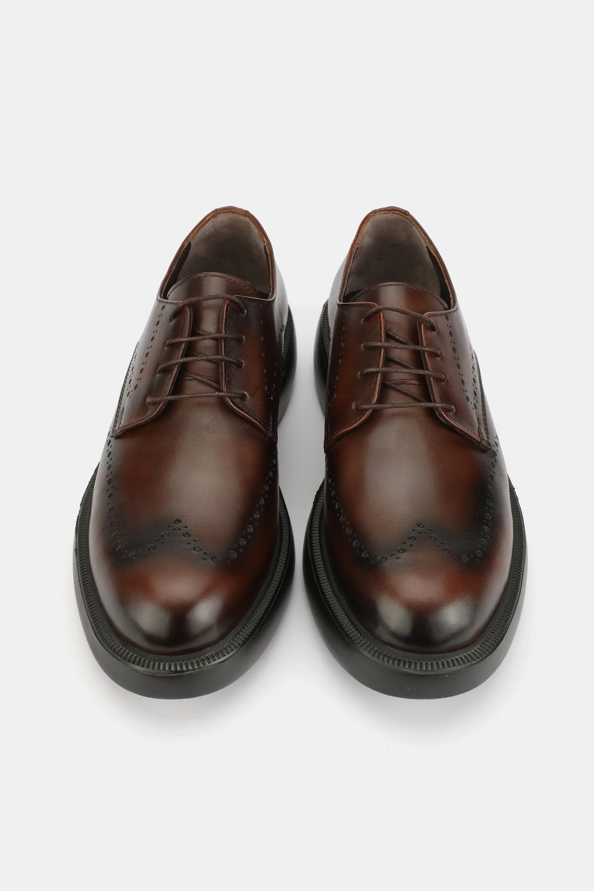 ERKEK KAHVERENGİ HAKİKİ DOĞAL DERİ EVA TABAN BAĞCIKLI AYAKKABI