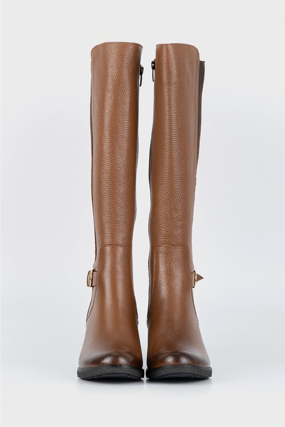 Kadın Kahverengi Hakiki Deri 35-40 Numara Çizme