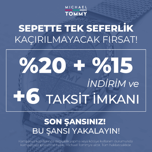 Tüm Ürünlerde %20 indirime ek sepette %15 indirim fırsatı