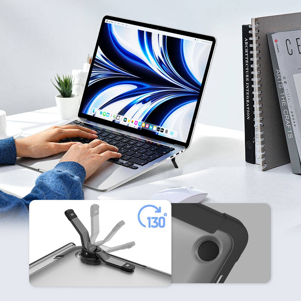 Macbook 13.3" Pro 2020 Wiwu Macbook iShield Standlı Shield Kapak