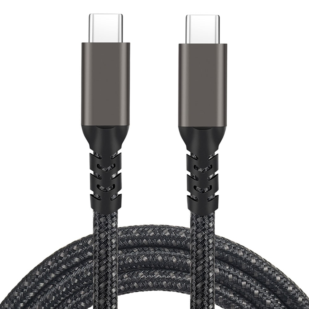 Qgeem 2.Jenerasyon Type-C to Type-C USB3.2 PD Data Kablosu 100W 20Gbps 4K@60Hz 0.5 Metre