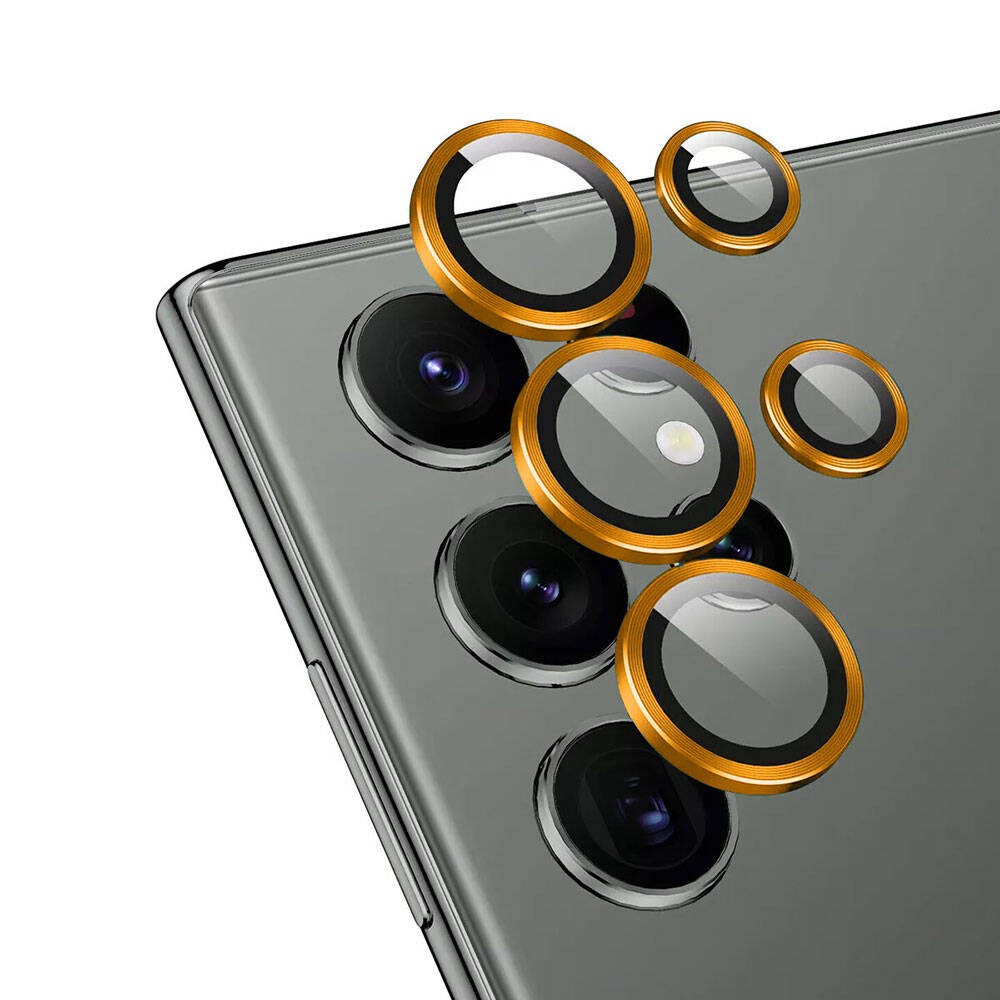 Galaxy S23 Ultra Zore CL-12 Premium Safir Parmak İzi Bırakmayan Anti-Reflective Kamera Lens Koruyucu