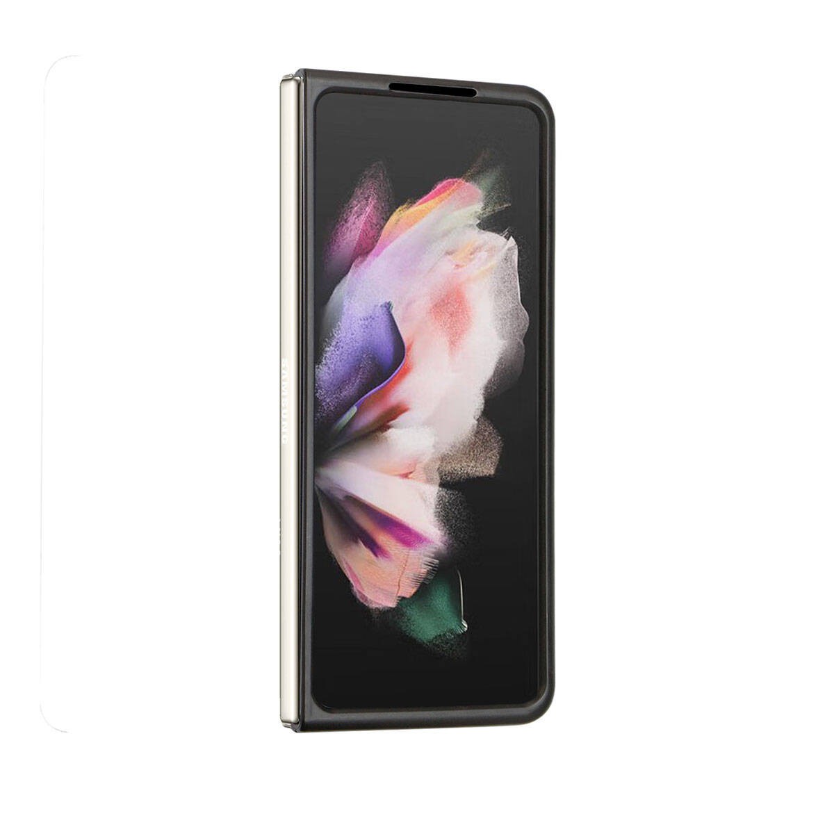 Galaxy Z Fold 5 Kılıf TUMI Liquid Silikon Metal Logo Dizayn Orjinal Lisanslı Kılıf