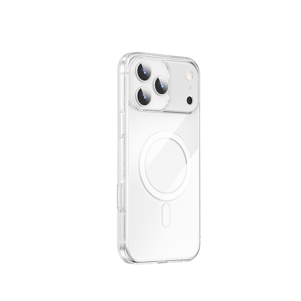 Apple iPhone 17 Pro Kılıf M-safe Şarj Özellikli Wiwu YXK-207 Invisible Pro Sert PC Kapak
