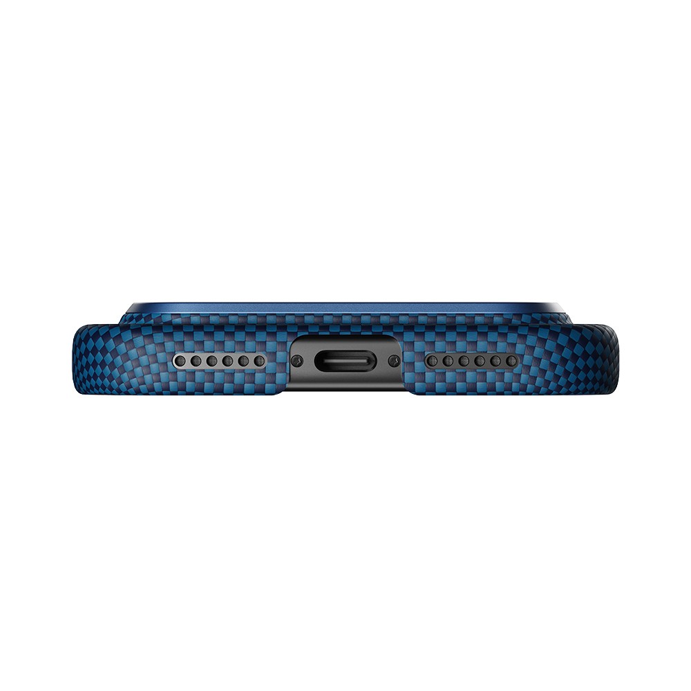 Apple iPhone 17 Pro Max Kılıf Magsafe Şarj Özellikli Aramid Fiber Pitaka Tactile Woven Starpeak Serisi Milky Way Galaxy Kapak